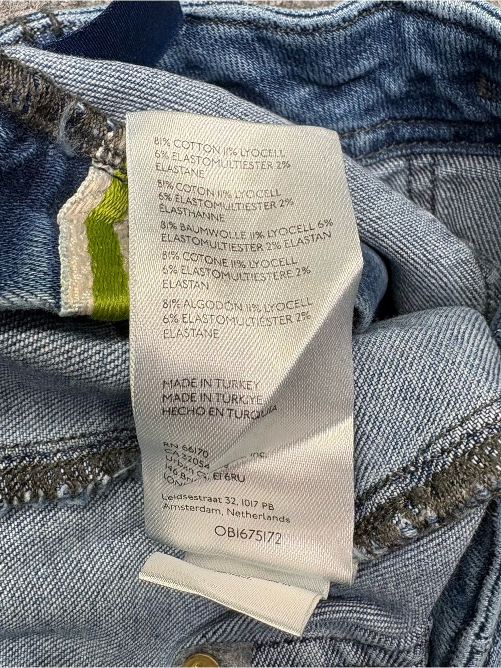 Pilcro Anthropologie Jeans Womens 26 Blue Wide Leg Cinch Buckle Back Denim - Picture 16 of 16